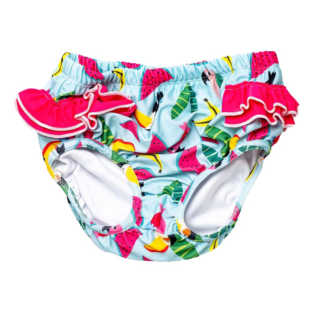 Coega Sunwear Baby Girls Swim Diaper Pink Rainforest
