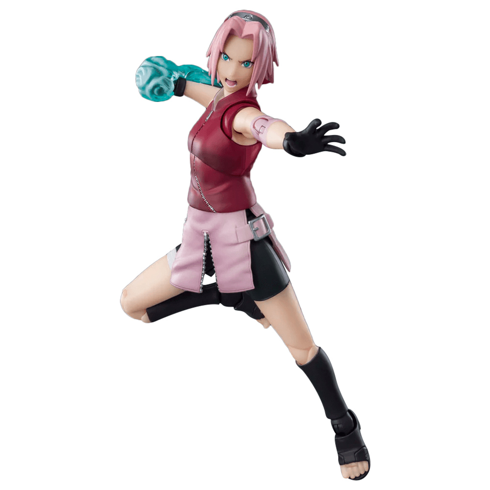 Naruto Shippuden - Action Figure Sakura Da 7 Pollici, Con Accessori E Base Da Collezione - 2
