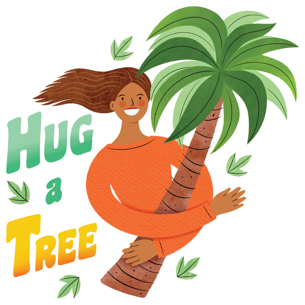 Buy Ecostore - Hug A Tree Sticker in UAE | Mumzworld