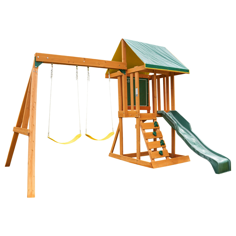 Kidkraft halliwell wooden swing sales set