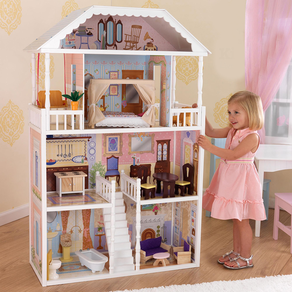 Kidkraft bonita 2025 rosa dollhouse