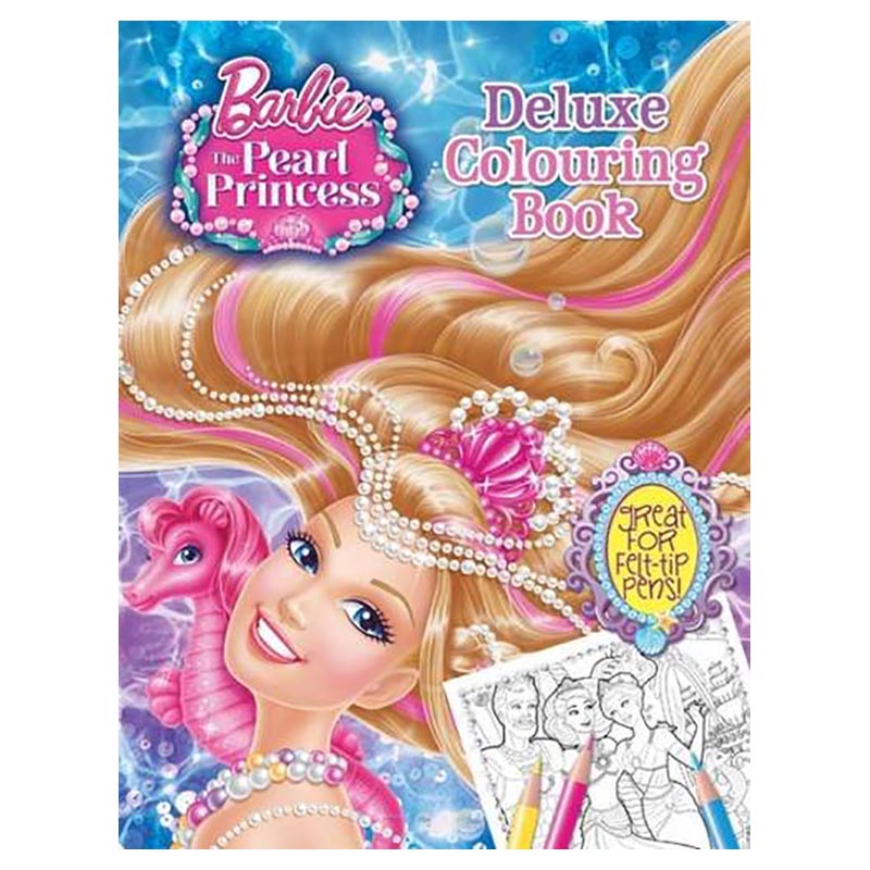 Barbie Pearl Princess Coloring Pages