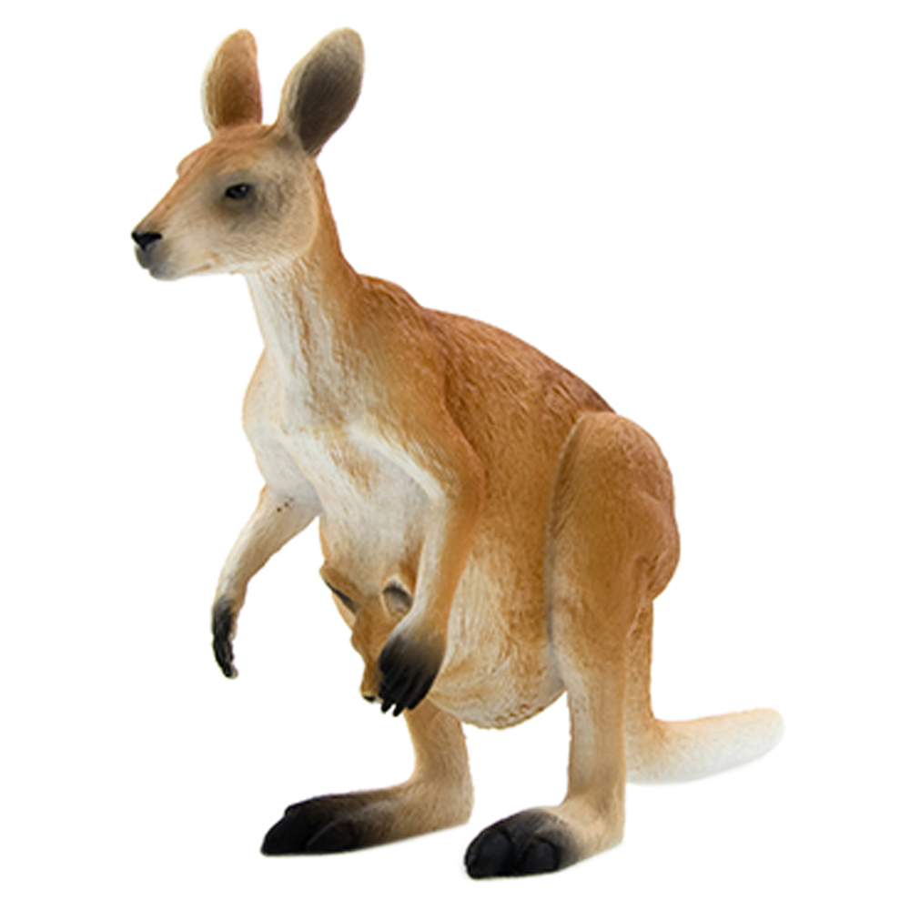 Animal Mojo Kangaroo Toy Figure Brown Buy at Best Price from Mumzworld