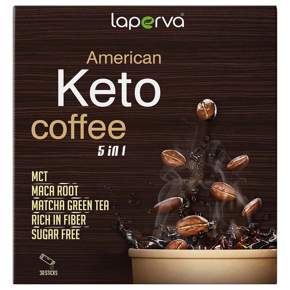 Laperva 5In1 American Keto Coffee Sticks 30's