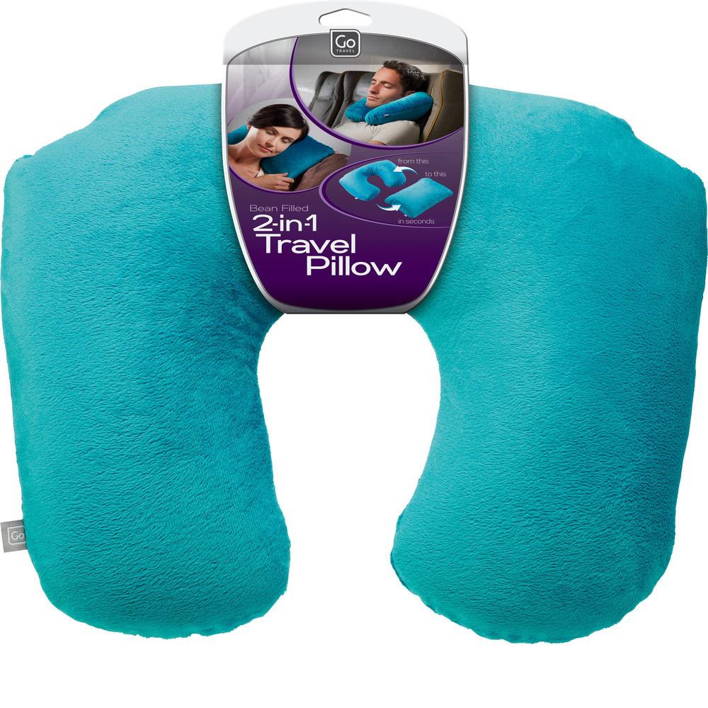 Go Travel Sleep Pillow Duo 2 in 1 Bean Pillow Green Buy at Best Price from Mumzworld