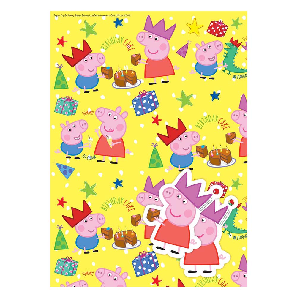 Gemma Peppa Pig Wrapping Paper & Tags Buy at Best Price from Mumzworld