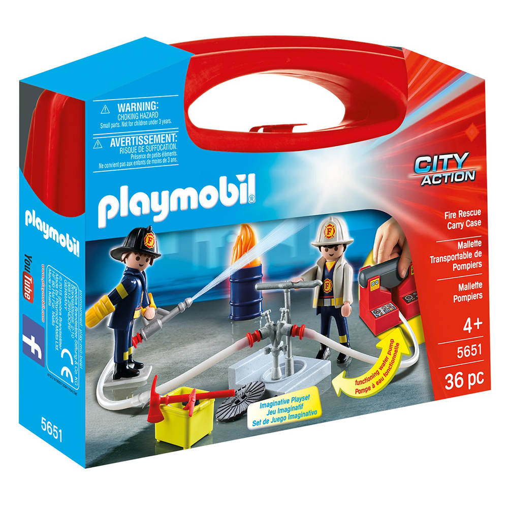 Buy Playmobil - Fire Rescue Carry Case Online | Mumzworld