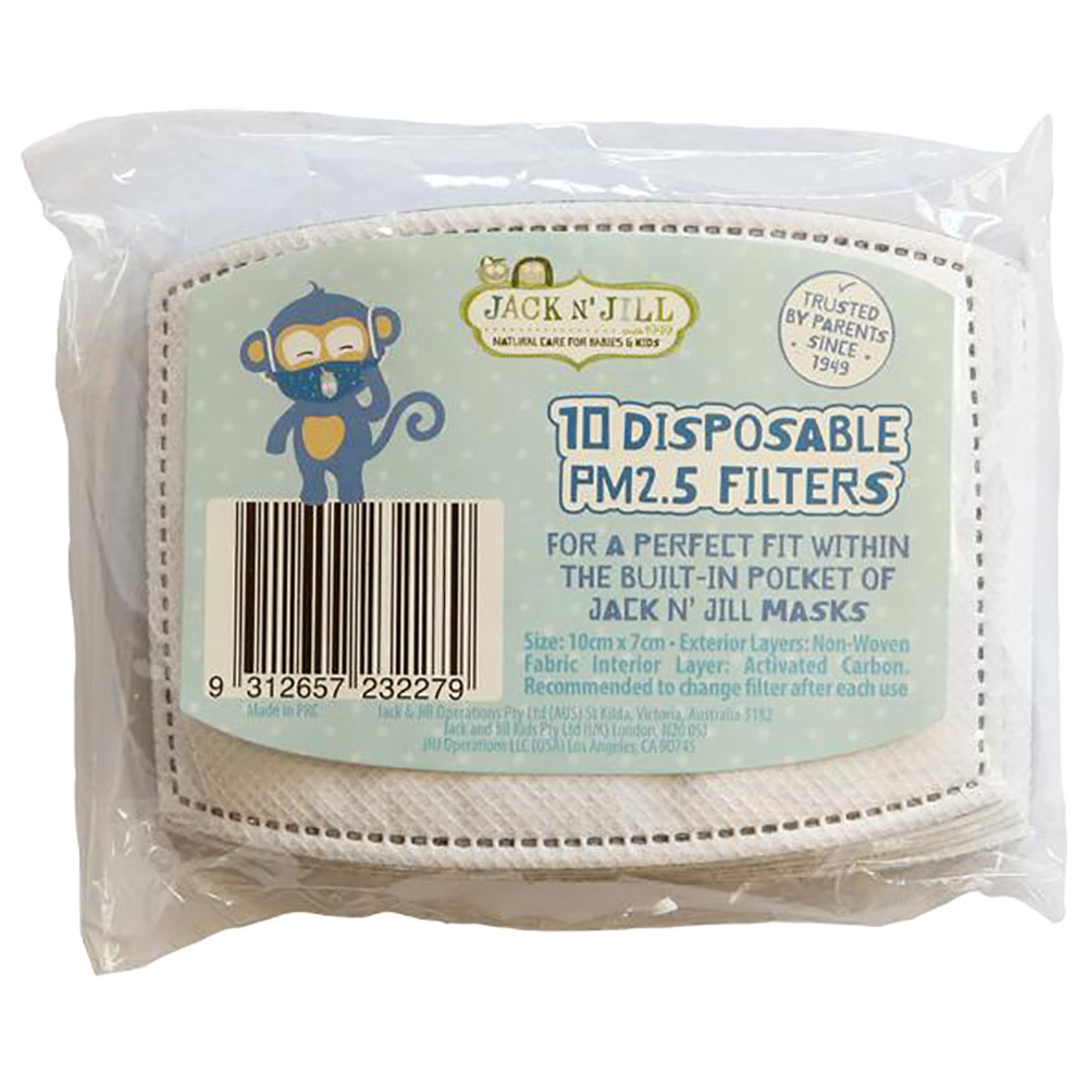 Jack n jill kids disposable pm2 5 filters pack 10pc buy at best
