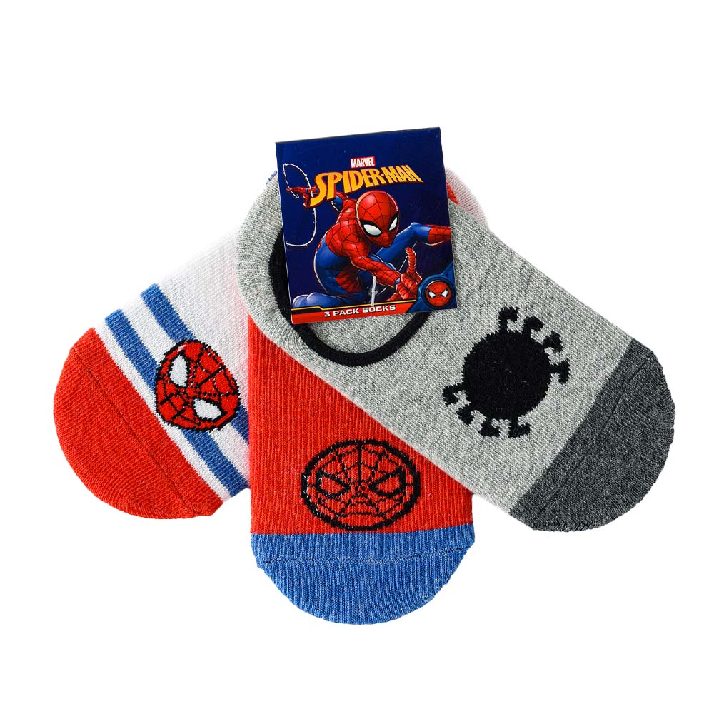 Socks Spiderman Show Red - 3pc-Set - Marvel - No