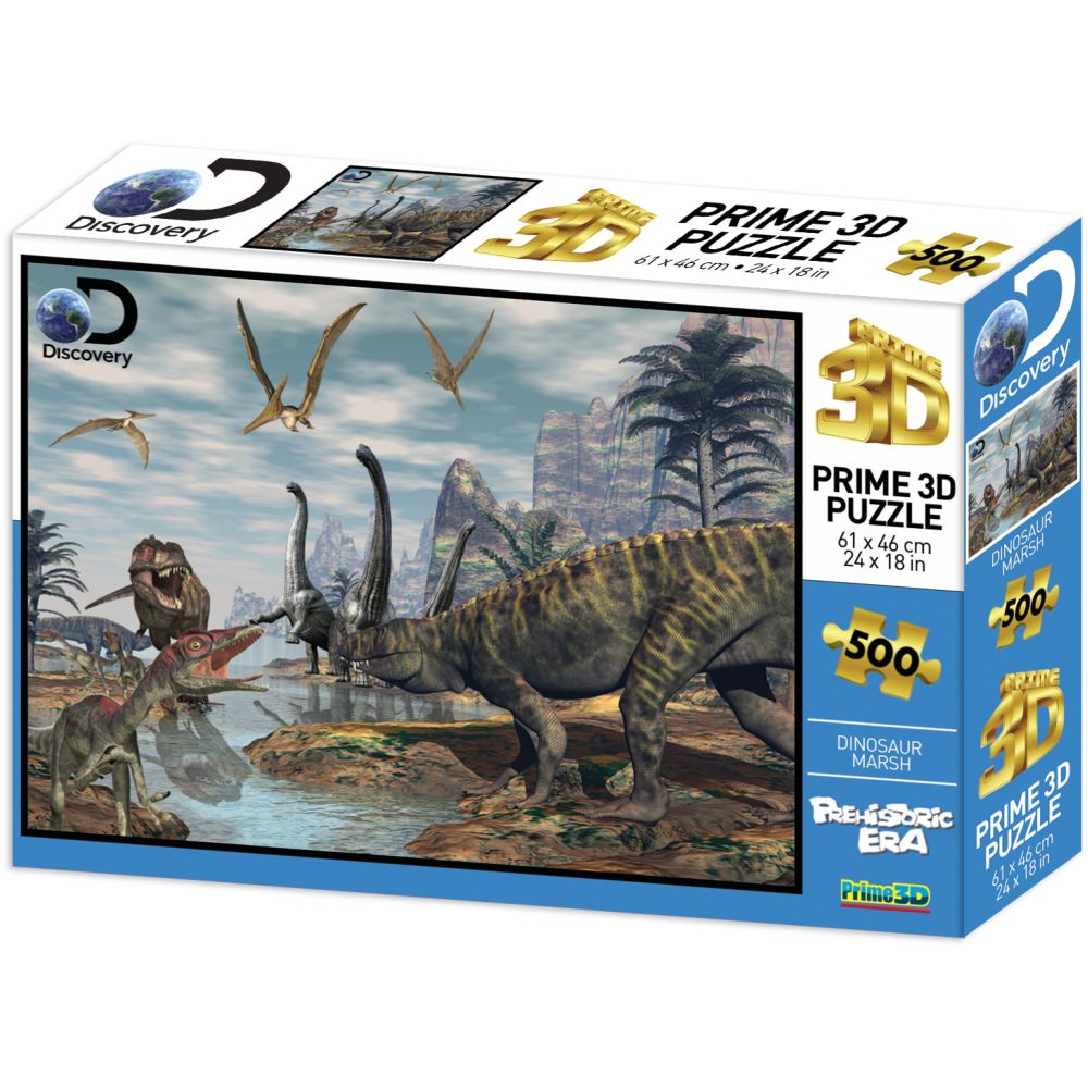 Buy Prime 3D Puzzles - Discovery - Dinosaur Marsh 500pcs Puzzle Online ...