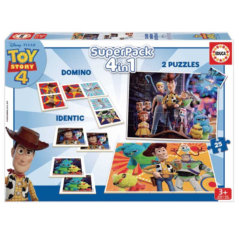 Buy Educa - Superpack 4-in-1 Disney Pixar Toy Story 4 Puzzle in UAE ...