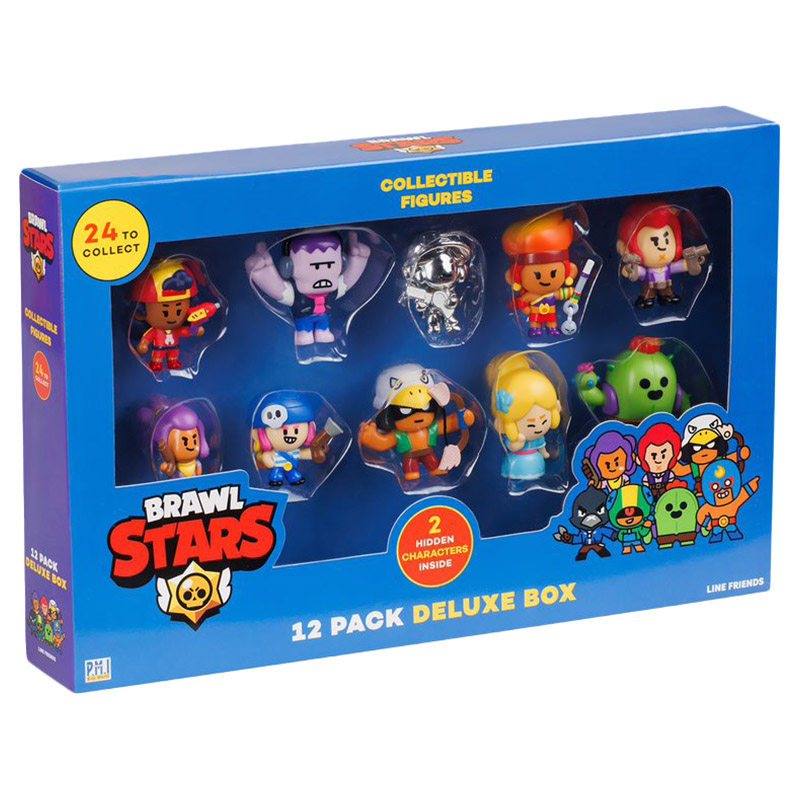 Brawl Stars Figures Deluxe Box w/ 3 Figures 12pcs