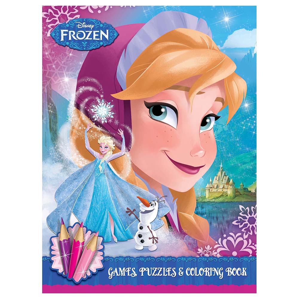 Disney Frozen Coloring Book Set - Bundle with 3 Frozen Activity Books with  Games, Puzzles, and Coloring Pages Plus Frozen Stickers, Paint, and More ( Frozen Gifts): Frozen Coloring Books for Girls, Bulk