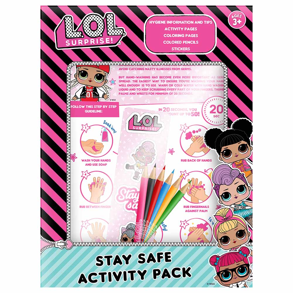L.O.L. Surprise Stay Safe Activity Pack LOL Buy at Best