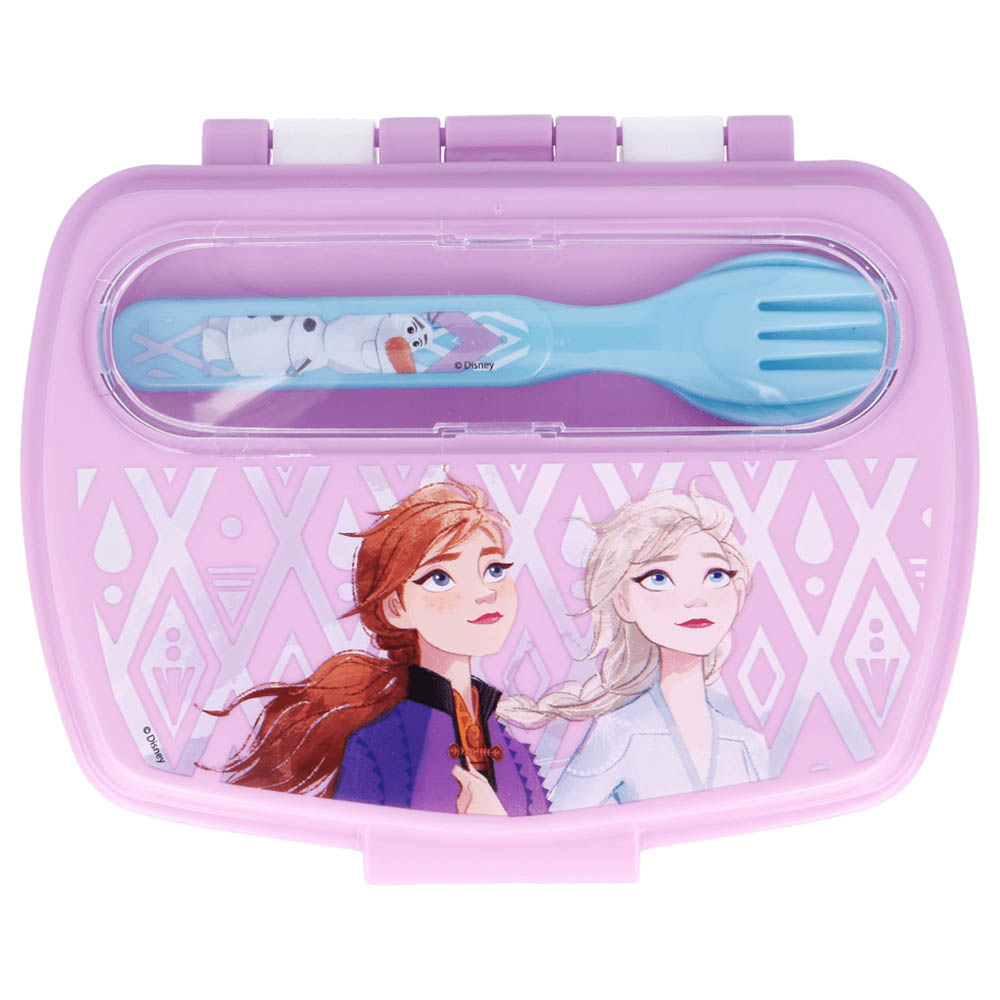 Disney Sandwich Box With Cutlery Frozen 2 Elements