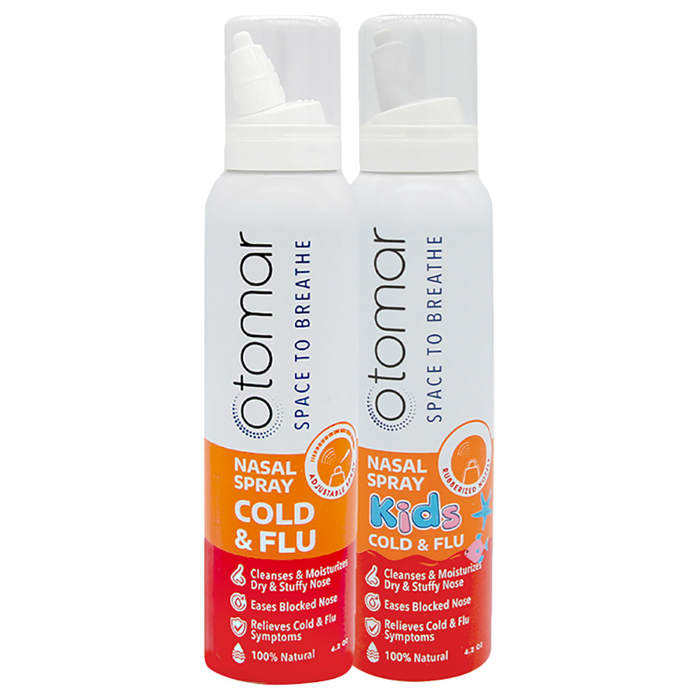 Otomar Family Cold & Flu Nasal Sprays 125ml Pack of 2