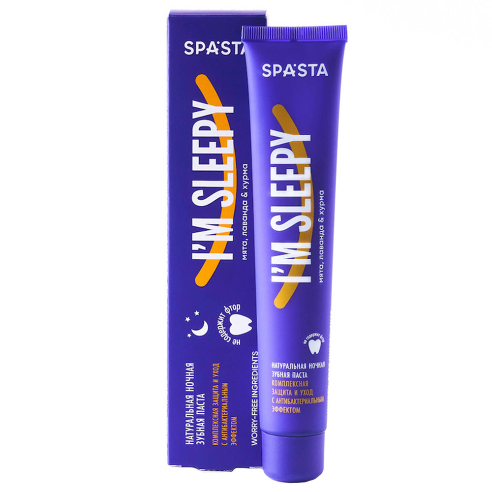 Spasta - Natural Night Toothpaste I Am Sleepy 90ml | Buy at Best Price ...