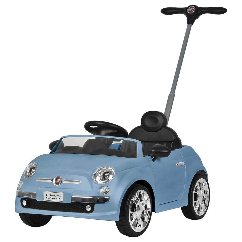 Buy Fiat 500 Push Ride-On Toy Car Blue in UAE Mumzworld
