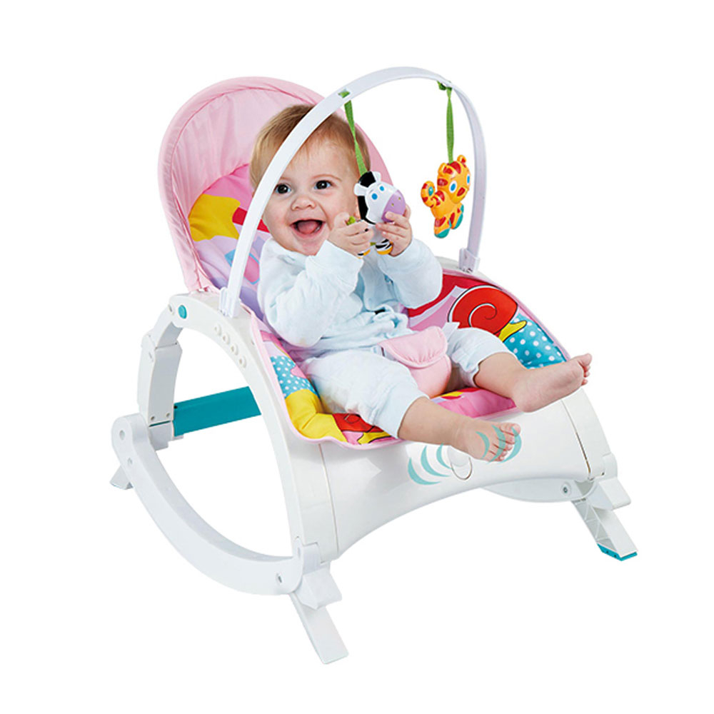 Buy Little Angel Baby Bouncer Rocker Chair With Toys - Pink in UAE ...