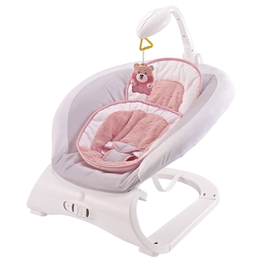 Buy Little Angel Baby Bouncer Chair Infant Recliner & Rocker - Pink in ...