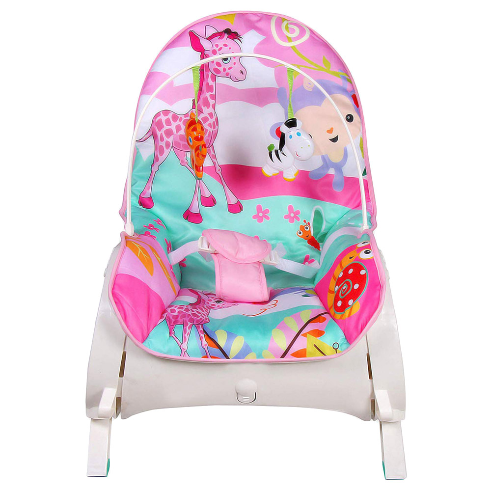 Buy Little Angel Baby Rocker Bouncer Chair With Toys - Pink in UAE ...