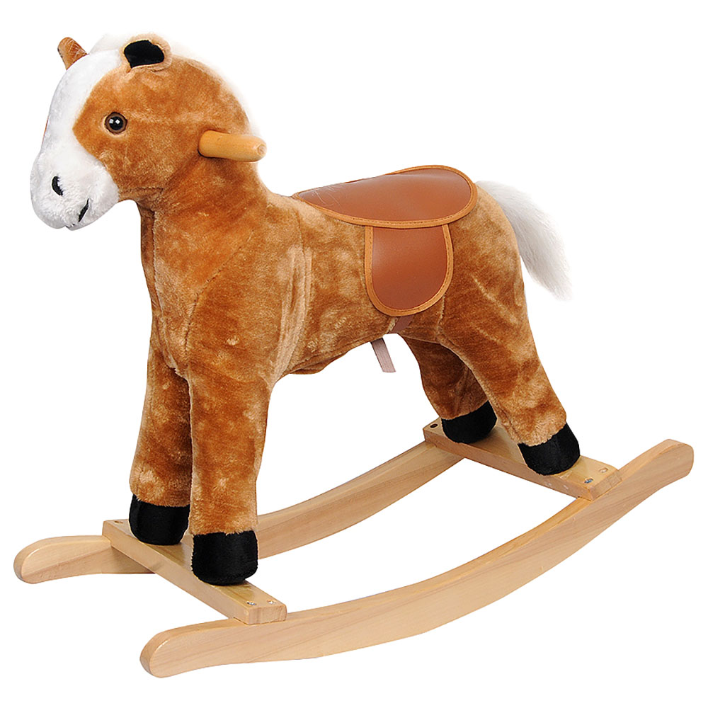 Turtle Rocking Horse Buy Little Angel Kids Rocker Horse Push Ride On - Brown in Oman | Mumzworld