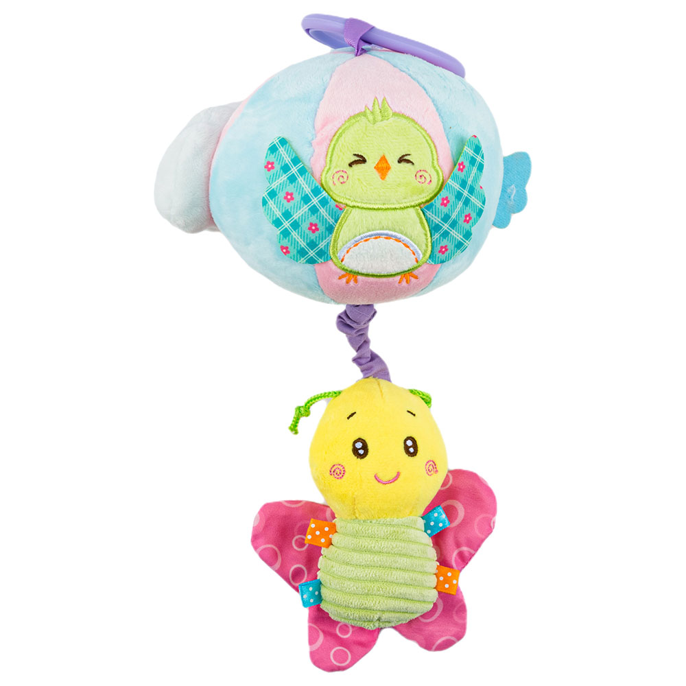Buy Little Angel Baby Toys Hanging Rattle Soft Toy - Butterfly/Bird in ...