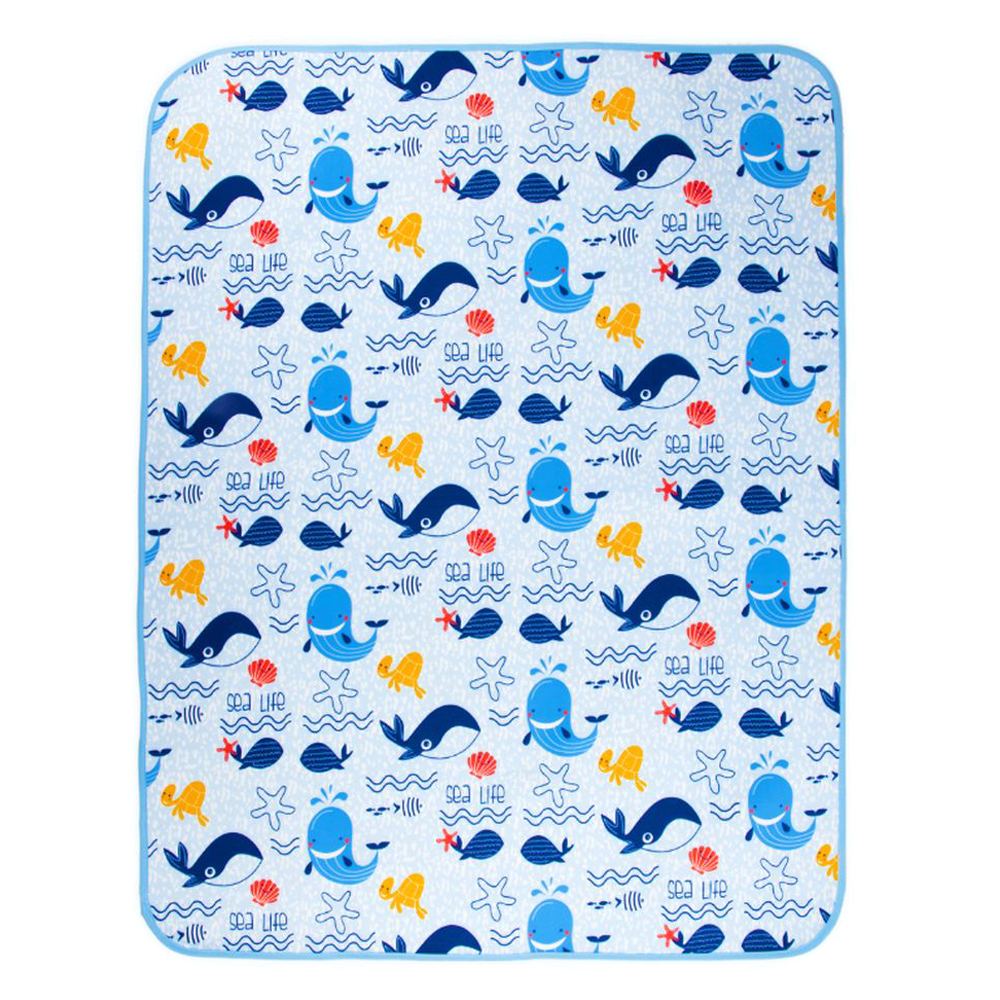 Buy Night Angel Baby Diaper Whale Changing Mat Blue in Bahrain