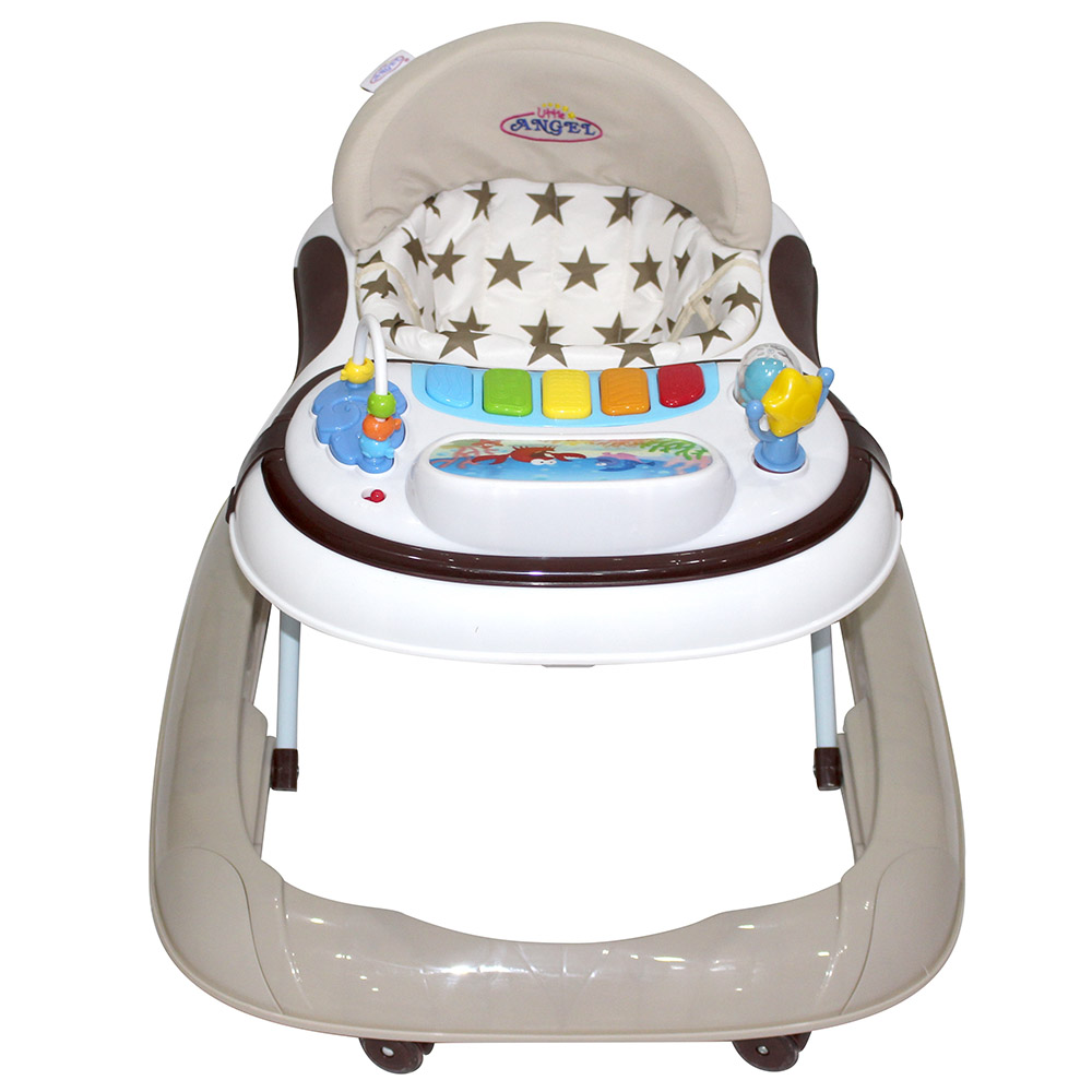 Little Angel Luxury Baby Walker Beige Buy at Best Price from