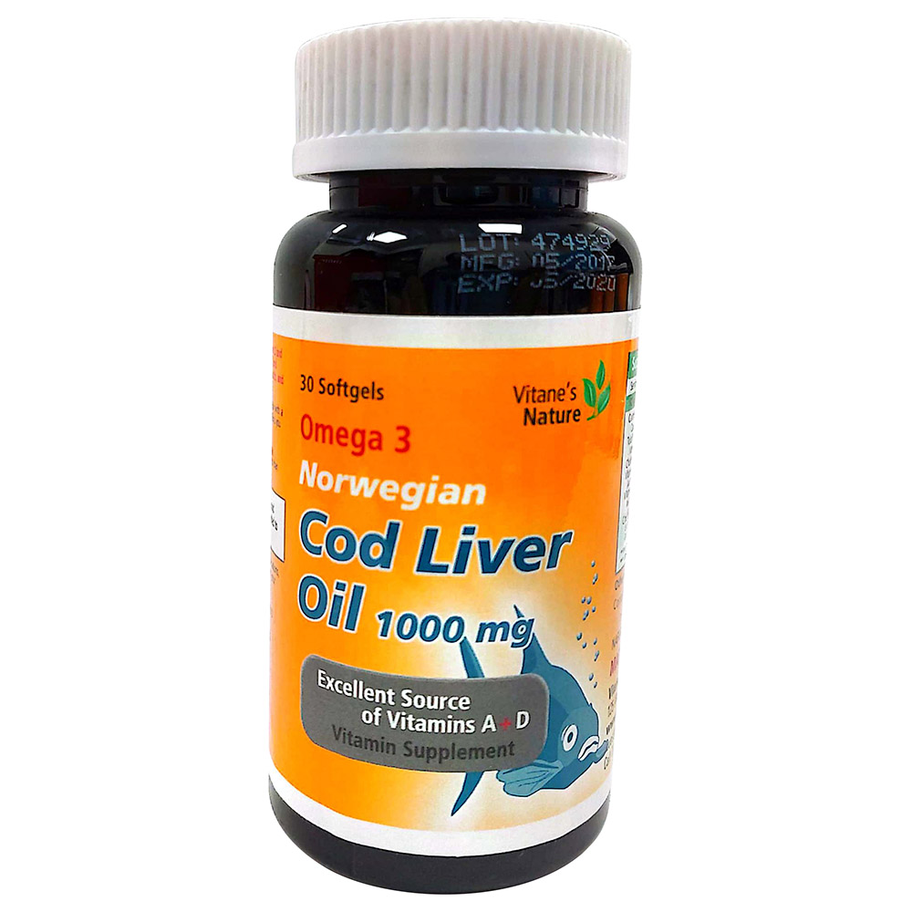 Cod liver oil 1000mg 2025