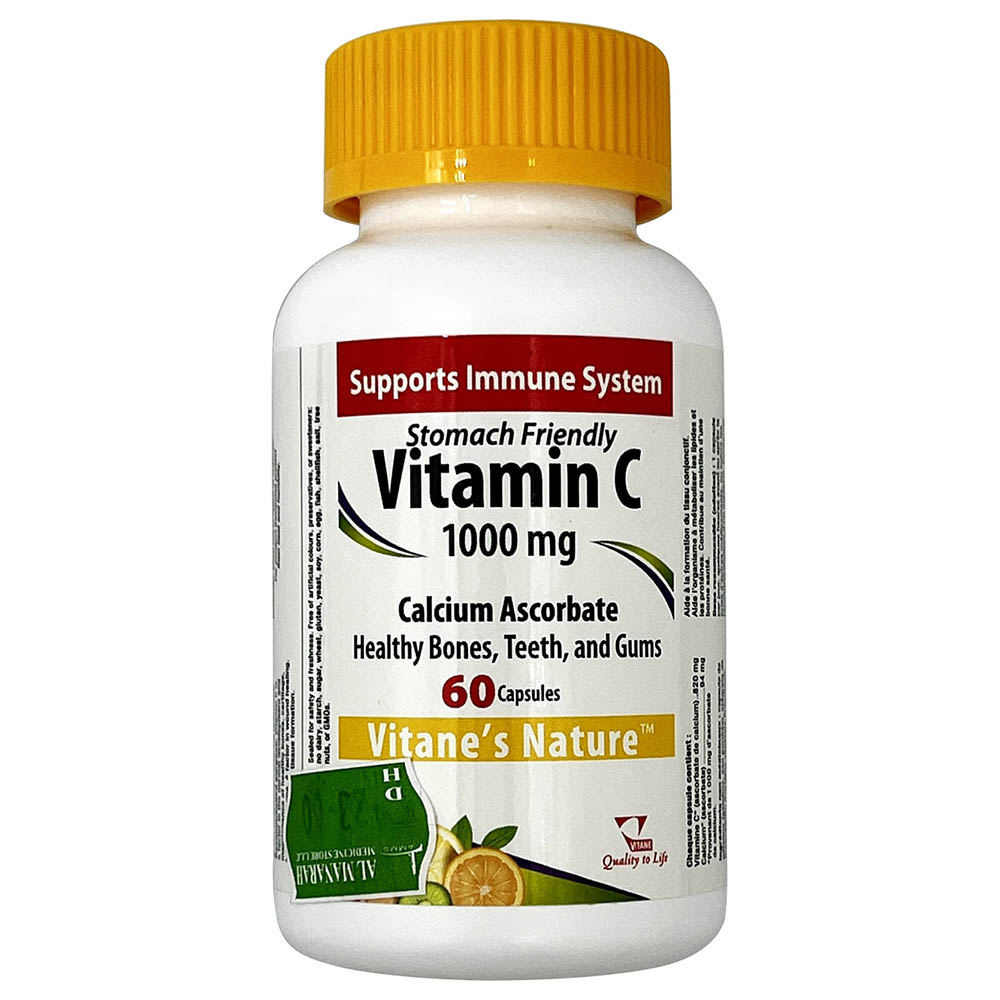 Vitane Nature Vitamin C Calcium Ascorbate 1000mg Capsule 60's