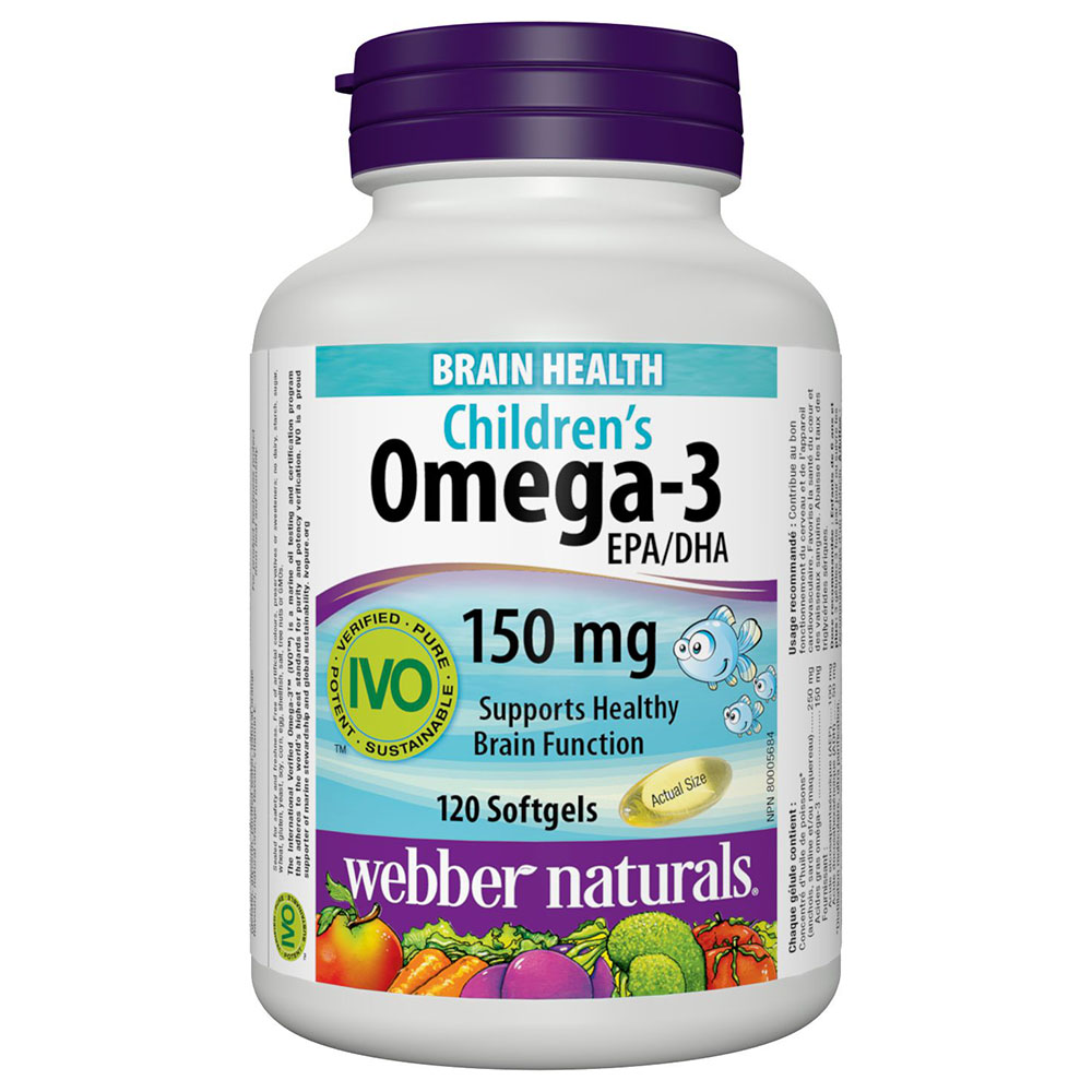 ber Naturals Omega3 Children's 150mg Softgels 120pcs Buy at