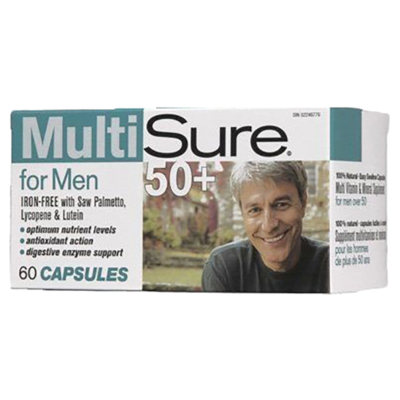 Webber Naturals Multisure Men 50+ Capsules 60pcs Buy at Best