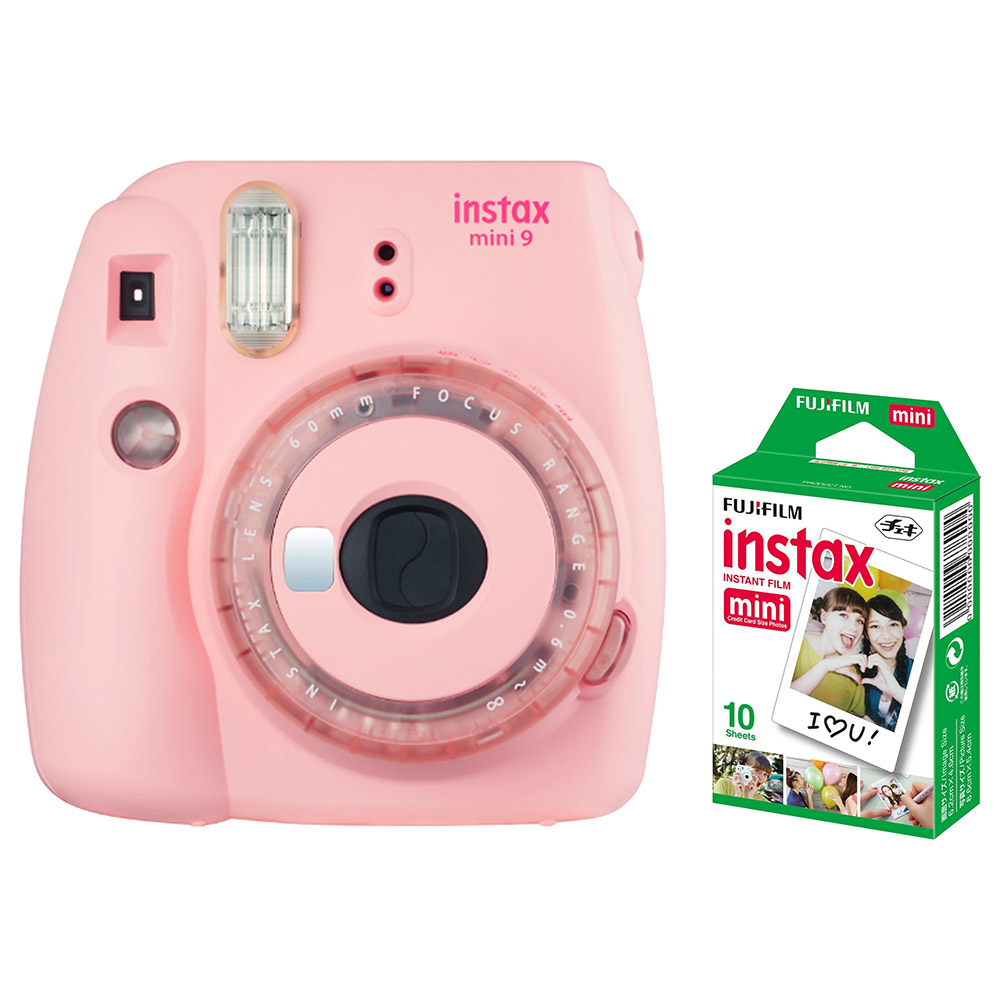 Buy Fujifilm Instax Camera Mini Clear Pink with Mini Film in
