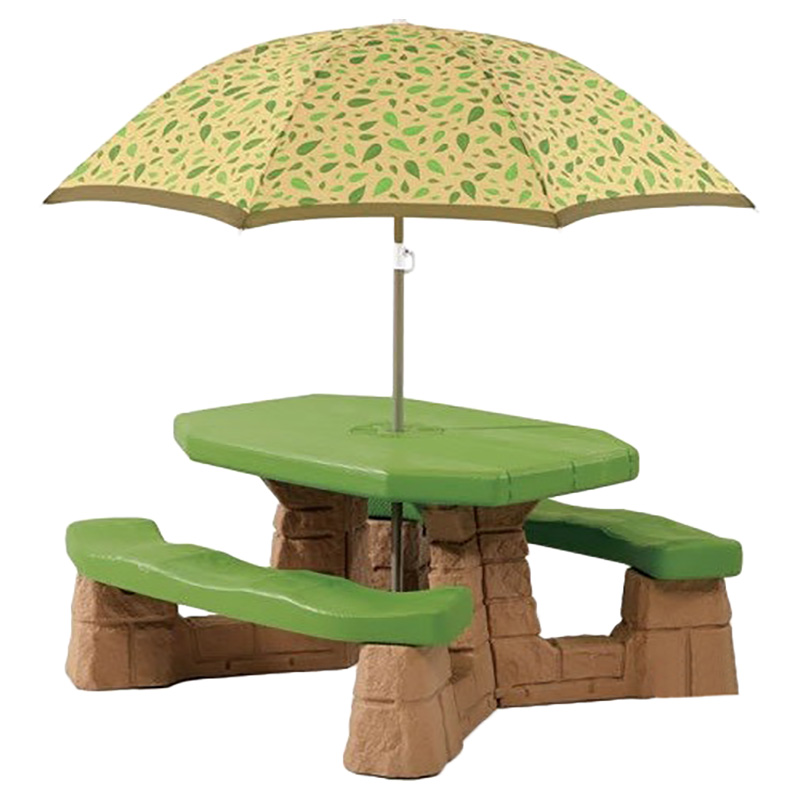 Buy Step2 Naturally Playful Picnic Table With Umbrella in Oman | Mumzworld