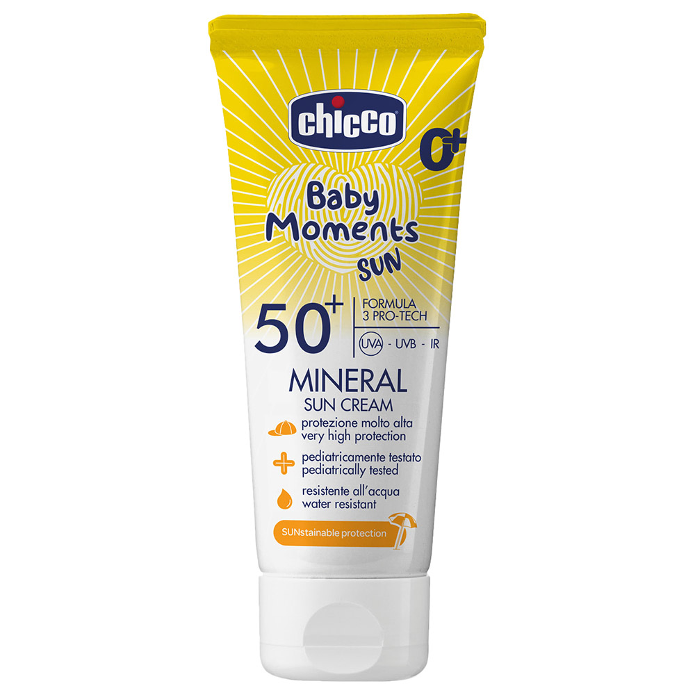 Chicco Baby Moments Mineral SPF 50 Sun Cream 75ml