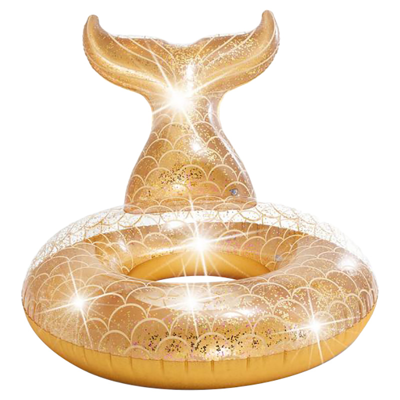 Buy Intex Glitter Mermaid Tube Gold Inflatable Pool Ring in