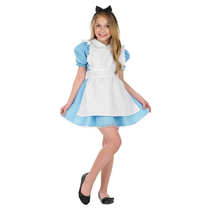 Brain Giggles - Alice In Wonderland Dress - Blue/White | Buy at Best ...