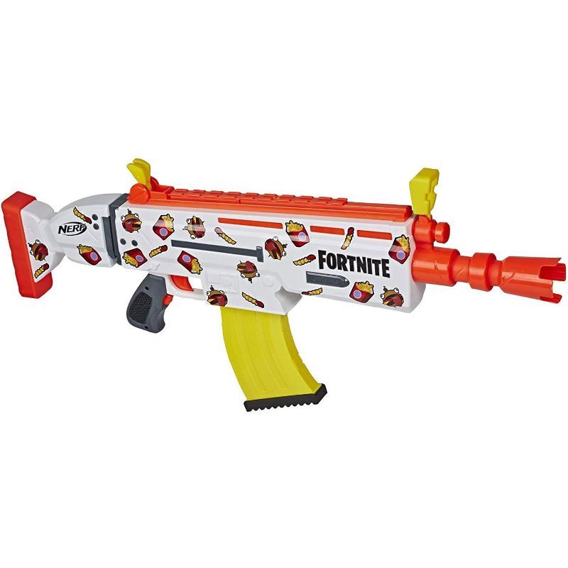 Nerf - Fortnite motorisé AR-DURR Burger, chargeur et fléchettes officielles  - Jeux de récréation - Rue du Commerce