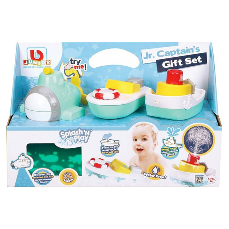 BB Junior - Splash N Play Jr. Captain's Inflatable Bath Toy Set | Buy ...