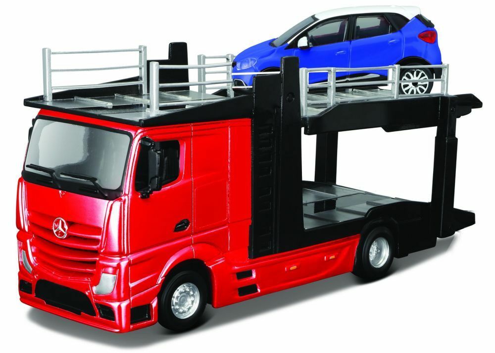 Bburago 1 43 STR Fire Mercedes Benz Actros with 1 Car Buy at