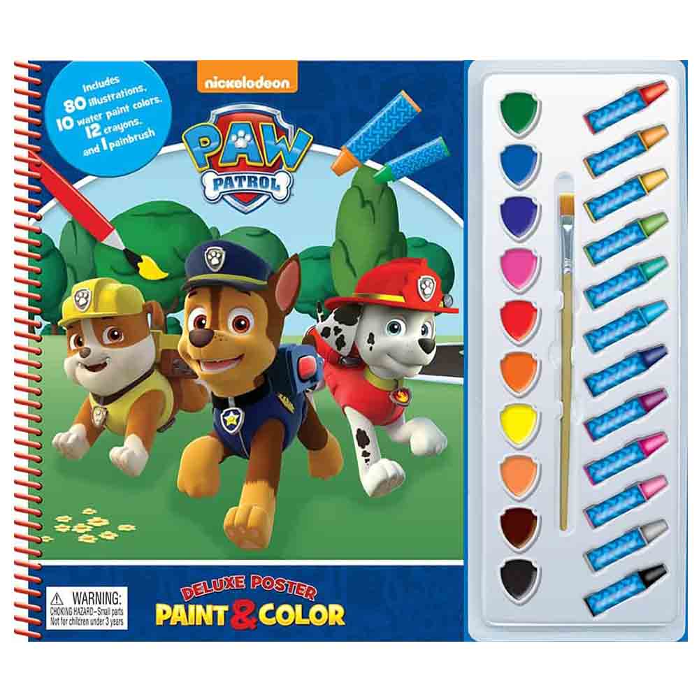 Buy Paw Patrol Deluxe Poster Paint & Color in KSA | Mumzworld