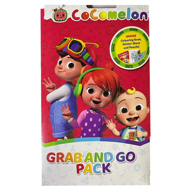 Buy Cocomelon Grab & Go Craft Colouring Sticker Activity Set in UAE ...