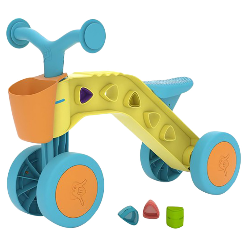 Chillafish Itsibitsi Blocks 4Wheel Balance Bike Yellow