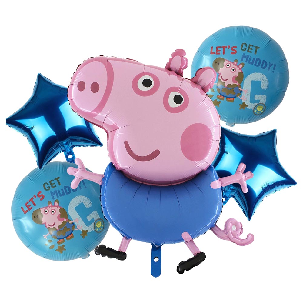 50 Pig George Peppa Pig Foil Balloon