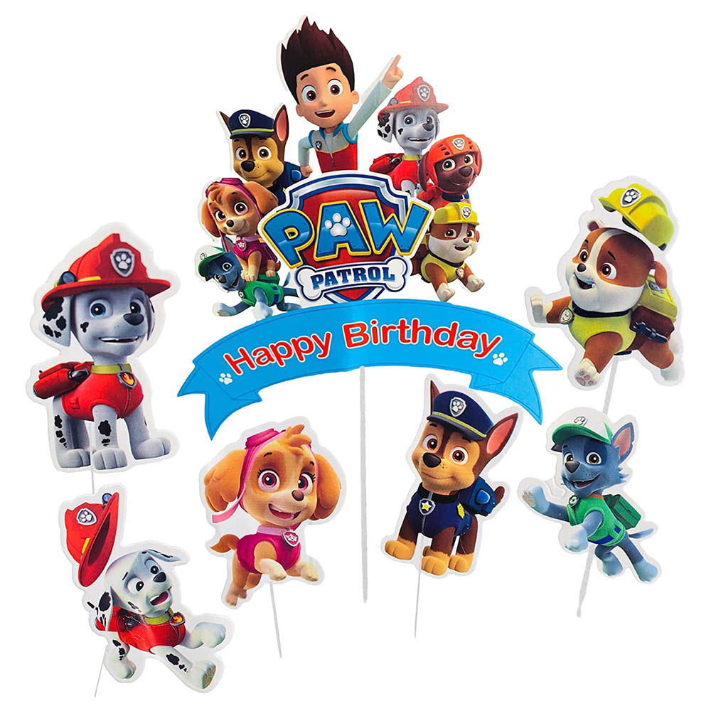 Buy Highland Paw Patrol Cake Topper For Birthday Decorations