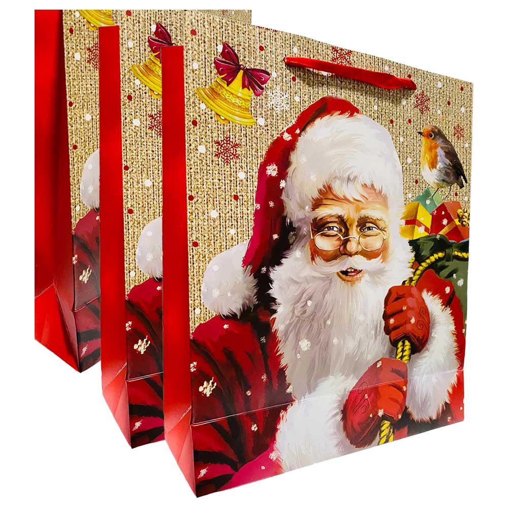 Santa christmas gift bags deals