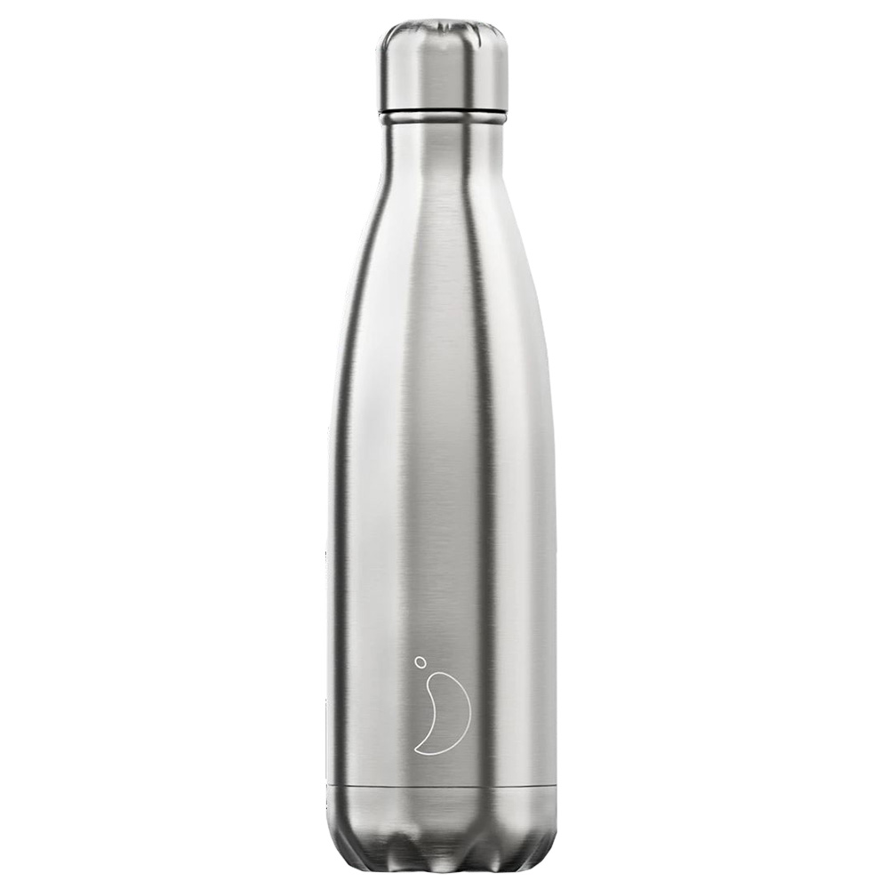 Chillys Stainless Steel Water Bottle 500ml Silver Buy at Best