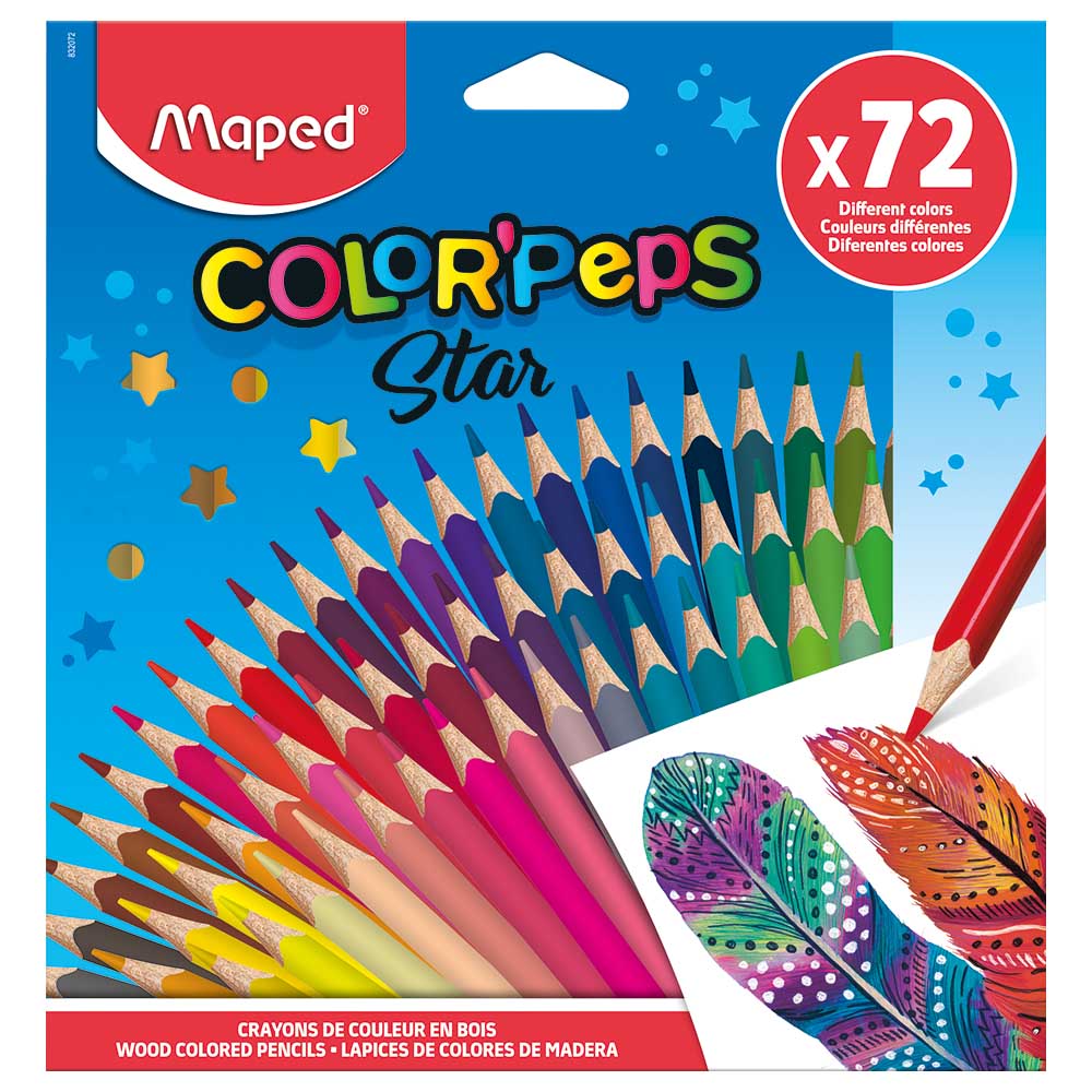 Maped - Color Pencils 72 Colors  Buy at Best Price from Mumzworld
