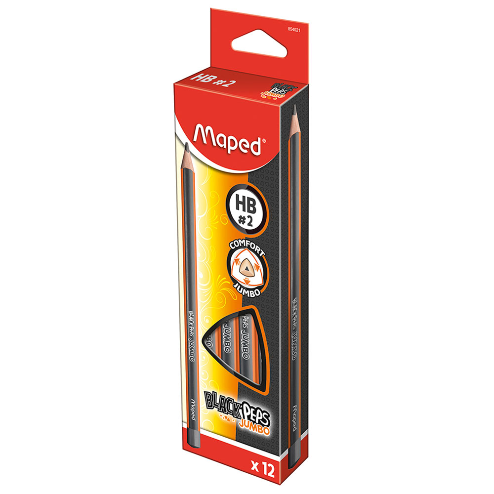 LAPIZ DE GRAFITO MAPED BLACK PEPS HB 6U | Office Depot Costa Rica